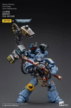 Warhammer 40K Space Wolves Iron Priest Jorin Fellhammer 1/18 Scale Figure -Model Figures Store 04f963b8 3b48 48a9 a86e eed24d0d65b9