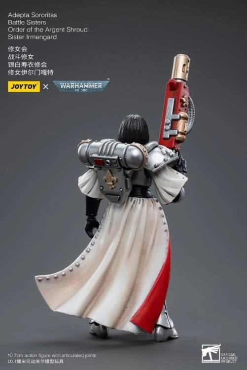 Warhammer 40k Adepta Sororitas Battle Sisters Order Of The Argent Shroud Sister Irmengard 1/18 Scale Figure 10 Warhammer 40k Adepta Sororitas Battle Sisters Order Of The Argent Shroud Sister Irmengard 1/18 Scale Figure - Image 10