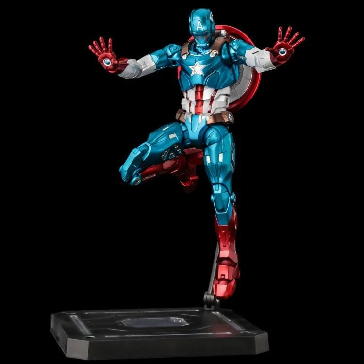 Bandai Marvel Fighting Armor Captain America Figure 11 Bandai Marvel Fighting Armor Captain America Figure - Image 11