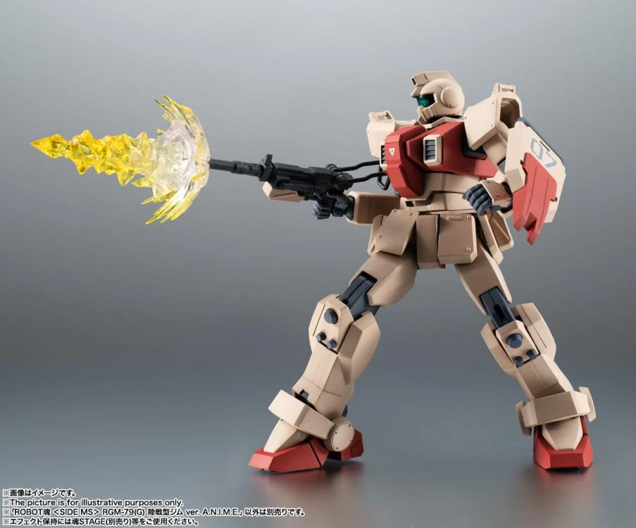 Bandai Gundam Robot Spirits The 08th MS Team RGM-79(G) GM Ground Type Ver. A.N.I.M.E. 10 Bandai Gundam Robot Spirits The 08th MS Team RGM-79(G) GM Ground Type Ver. A.N.I.M.E. - Image 10