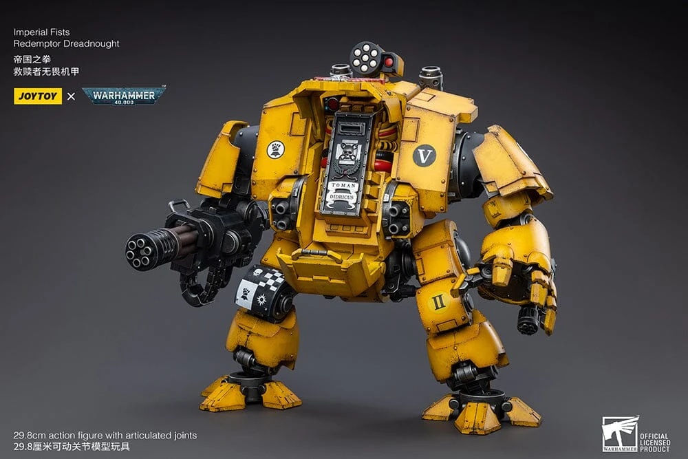 Warhammer 40K Imperial Fists Redemptor Dreadnought 1/18 Scale Figure 11 Warhammer 40K Imperial Fists Redemptor Dreadnought 1/18 Scale Figure - Image 11