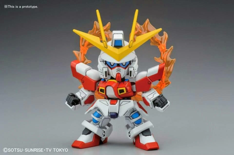 Bandai Hobby BB#396 SD Build Burning Gundam Model Kit 5 Bandai Hobby BB#396 SD Build Burning Gundam Model Kit - Image 5