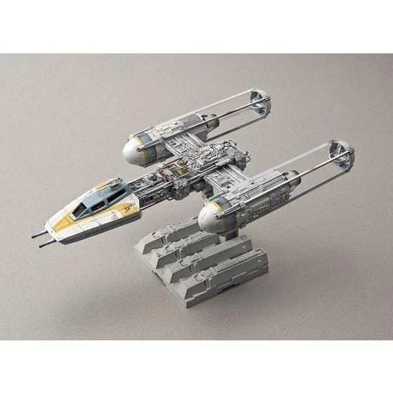 Bandai Star Wars Y-Wing Fighter 1/72 Scale Model Kit 1 Bandai Star Wars Y-Wing Fighter 1/72 Scale Model Kit