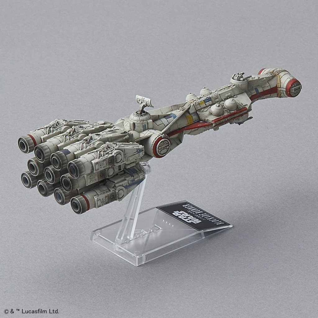 Bandai 1/1000 BLOCKADE RUNNER & 1/350 MILLENNIUM FALCON 3 Bandai 1/1000 BLOCKADE RUNNER & 1/350 MILLENNIUM FALCON - Image 3