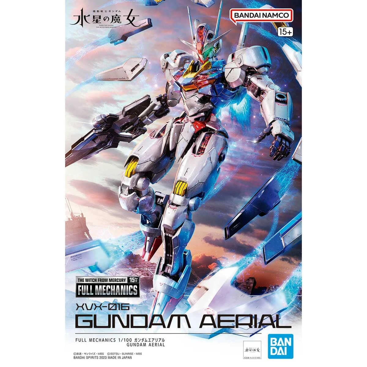 Bandai Mobile Suit Gundam The Witch From Mercury Full Mechanics 1/100 Gundam Aerial 2 Bandai Mobile Suit Gundam The Witch From Mercury Full Mechanics 1/100 Gundam Aerial - Image 2