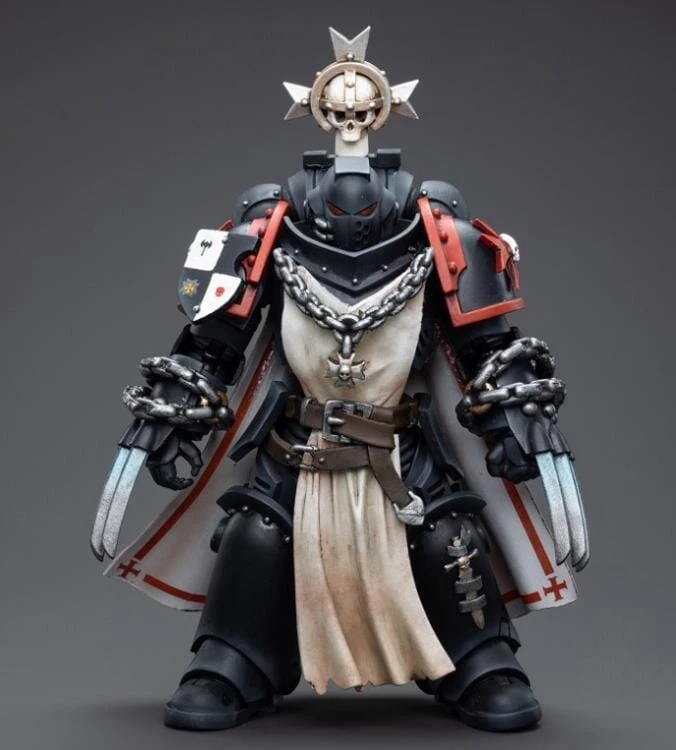 Warhammer 40K Black Templars Primaris Sword Brethren Alberic 1/18 Scale Figure 2 Warhammer 40K Black Templars Primaris Sword Brethren Alberic 1/18 Scale Figure - Image 2