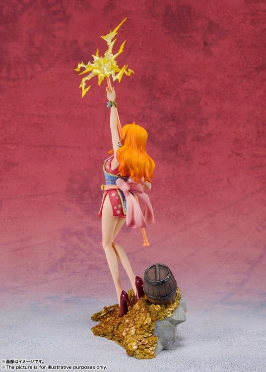 Bandai One Piece FiguartsZERO Nami (WT100 Commemorative: Daikaizoku Hyakkei) 4 Bandai One Piece FiguartsZERO Nami (WT100 Commemorative: Daikaizoku Hyakkei) - Image 4