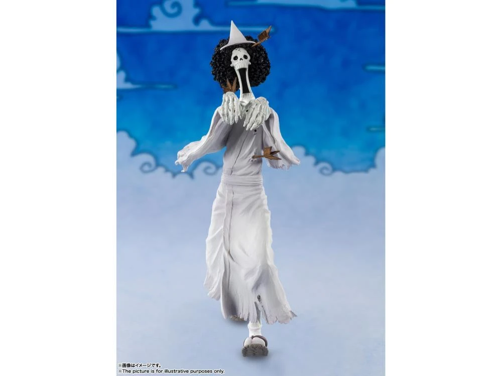 Bandai One Piece FiguartsZERO Brook (Honekichi) And O-Tama 4 Bandai One Piece FiguartsZERO Brook (Honekichi) And O-Tama - Image 4