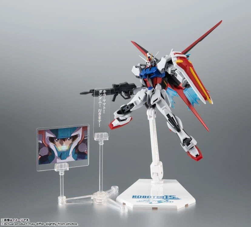 Bandai Mobile Suit Gundam SEED Robot Spirits 15th Anniversary GAT-X105+AQM/E-X01 AILE Strike Gundam (Ver. A.N.I.M.E.) 2 Bandai Mobile Suit Gundam SEED Robot Spirits 15th Anniversary GAT-X105+AQM/E-X01 AILE Strike Gundam (Ver. A.N.I.M.E.) - Image 2
