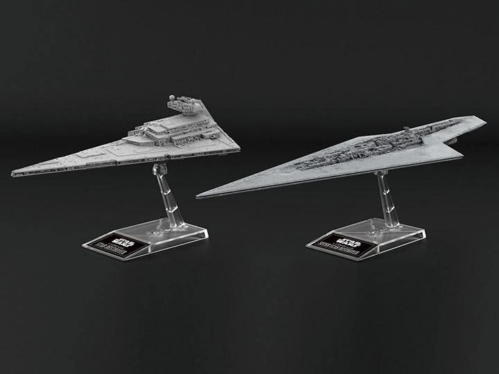 Bandai Star Wars Star Destroyer & Super Star Destroyer Model Kit Two-Pack 1 Bandai Star Wars Star Destroyer & Super Star Destroyer Model Kit Two-Pack