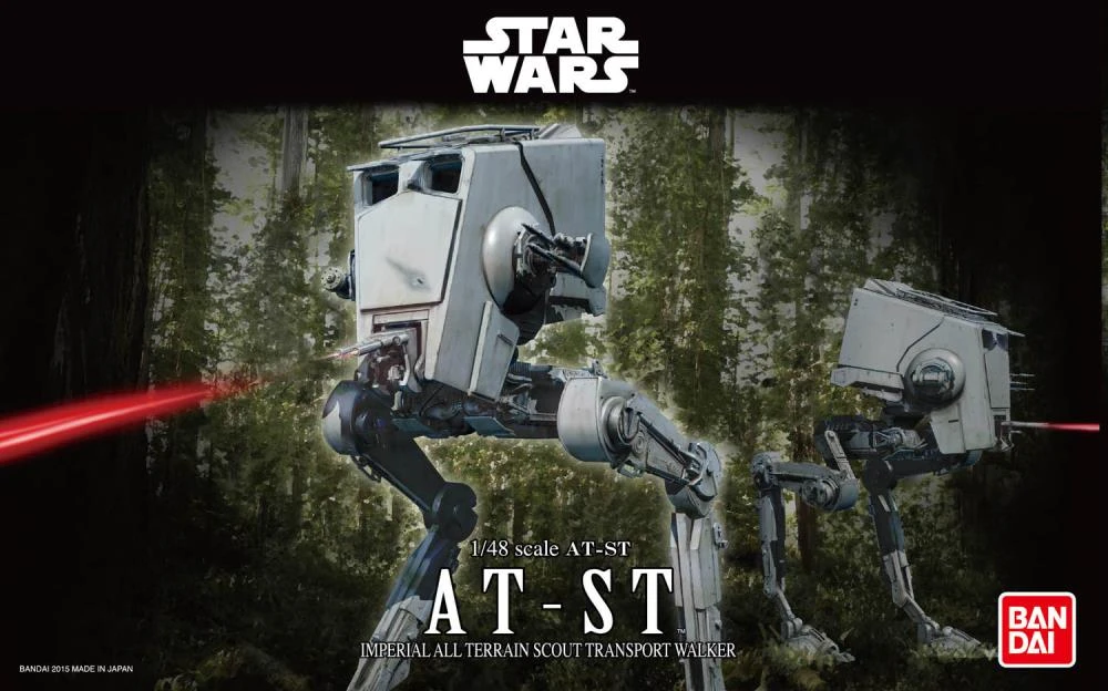 Bandai Star Wars Return Of The Jedi AT-ST 1/48 Scale Model Kit 2 Bandai Star Wars Return Of The Jedi AT-ST 1/48 Scale Model Kit - Image 2