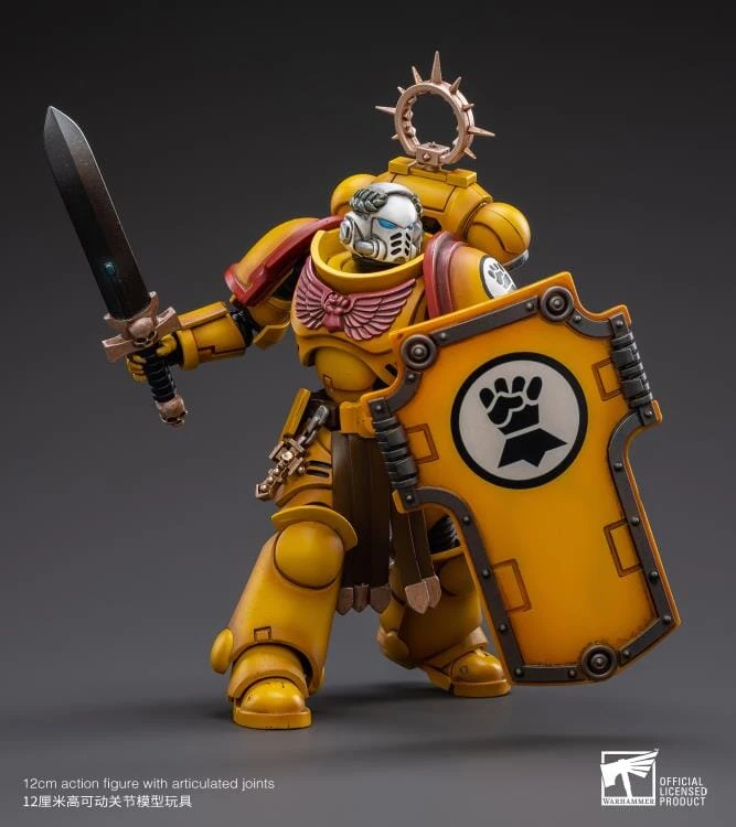 Warhammer 40K Imperial Fists Veteran Brother Thracius 1/18 Scale Figure 2 Warhammer 40K Imperial Fists Veteran Brother Thracius 1/18 Scale Figure - Image 2
