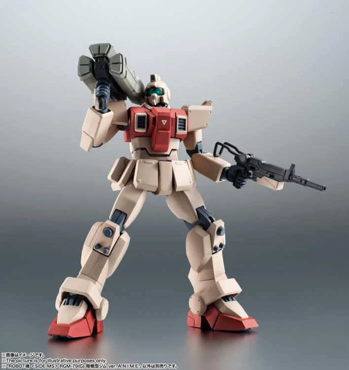 Bandai Gundam Robot Spirits The 08th MS Team RGM-79(G) GM Ground Type Ver. A.N.I.M.E. 12 Bandai Gundam Robot Spirits The 08th MS Team RGM-79(G) GM Ground Type Ver. A.N.I.M.E. - Image 12