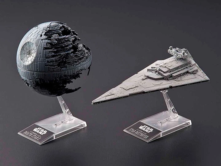 Death Star II 1/2,700,000 & Star Destroyer 1/14,500 "Star Wars", Bandai Star Wars Plastic Model 1 Death Star II 1/2,700,000 & Star Destroyer 1/14,500 "Star Wars", Bandai Star Wars Plastic Model