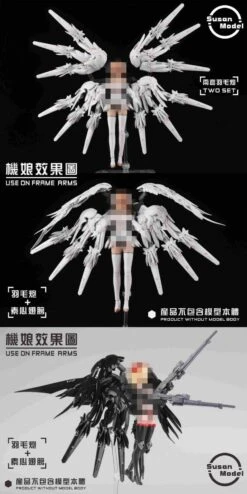 [SU016-A] Susan Models 1/144 RG Wing Gundam Snow White Wings And Cannons -Model Figures Store 7 e2fe7e2a 1c98 43eb bd98 d11df145b26b