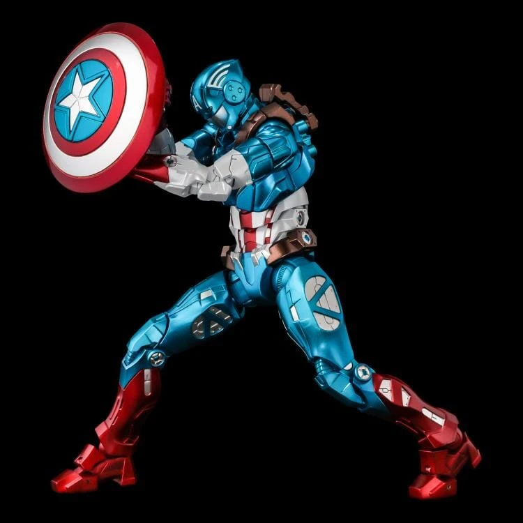 Bandai Marvel Fighting Armor Captain America Figure 8 Bandai Marvel Fighting Armor Captain America Figure - Image 8