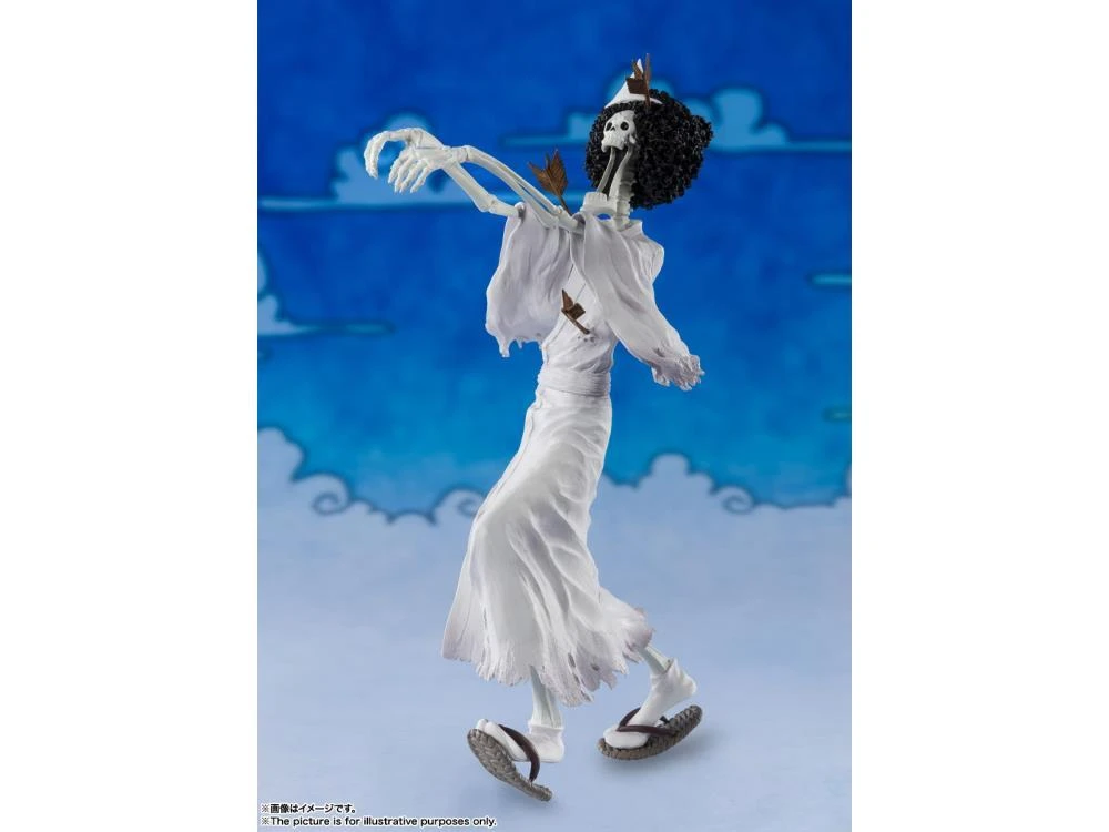 Bandai One Piece FiguartsZERO Brook (Honekichi) And O-Tama 2 Bandai One Piece FiguartsZERO Brook (Honekichi) And O-Tama - Image 2