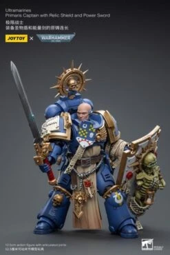 Warhammer 40K Ultramarines Primaris Captain (Relic Shield And Power Sword) 1/18 Scale Figure -Model Figures Store 93951713 d7c1 41a7 b971 6a906149b3c8