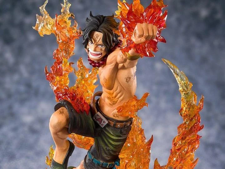 Bandai One Piece FiguartsZERO Portgas D. Ace (Commander Of The Whitebeard 2nd Division) 4 Bandai One Piece FiguartsZERO Portgas D. Ace (Commander Of The Whitebeard 2nd Division) - Image 4