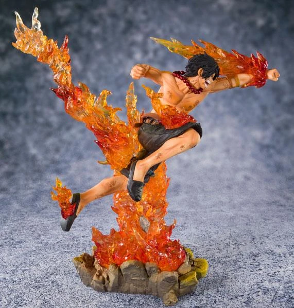 Bandai One Piece FiguartsZERO Portgas D. Ace (Commander Of The Whitebeard 2nd Division) 2 Bandai One Piece FiguartsZERO Portgas D. Ace (Commander Of The Whitebeard 2nd Division) - Image 2