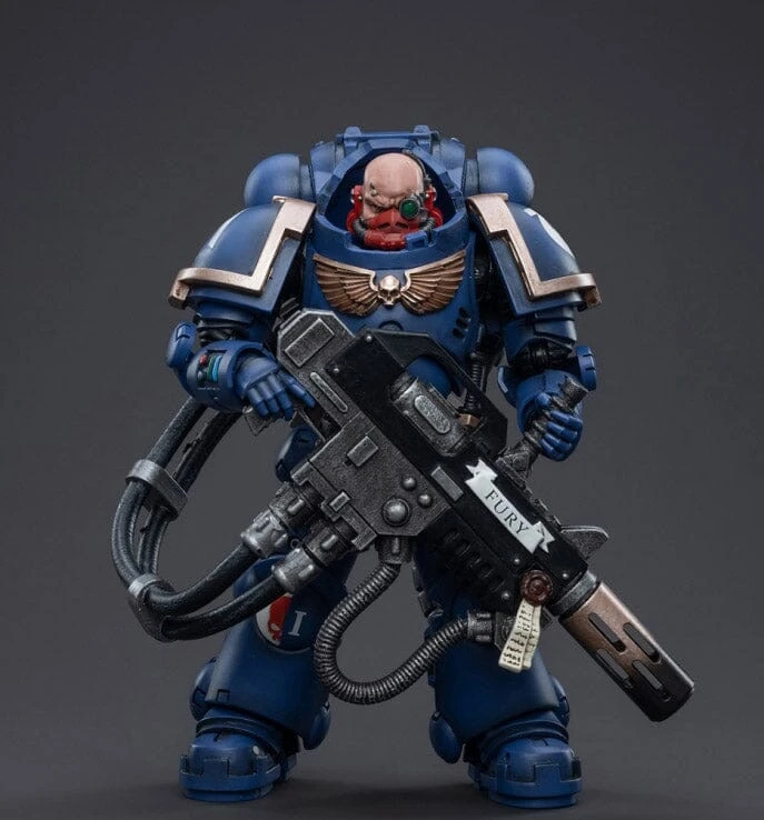 Warhammer 40K Ultramarines Primaris Eradicator 1 1/18 Scale Figure 5 Warhammer 40K Ultramarines Primaris Eradicator 1 1/18 Scale Figure - Image 5