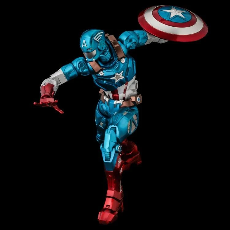 Bandai Marvel Fighting Armor Captain America Figure 6 Bandai Marvel Fighting Armor Captain America Figure - Image 6