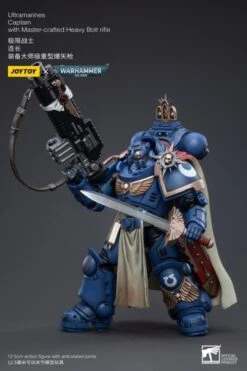 Warhammer 40K Ultramarines Captain With Master-Crafted Heavy Bolt Rifle 1/18 Scale Figure -Model Figures Store a787fa17 42a8 43bd 8a60 4bad7e11aee0