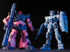 Bandai HGUC 1/144 RX-78-3 G3 Gundam & Char's Rick-Dom