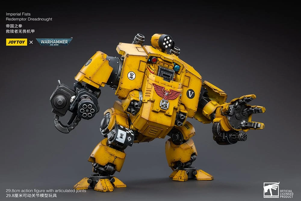Warhammer 40K Imperial Fists Redemptor Dreadnought 1/18 Scale Figure 9 Warhammer 40K Imperial Fists Redemptor Dreadnought 1/18 Scale Figure - Image 9