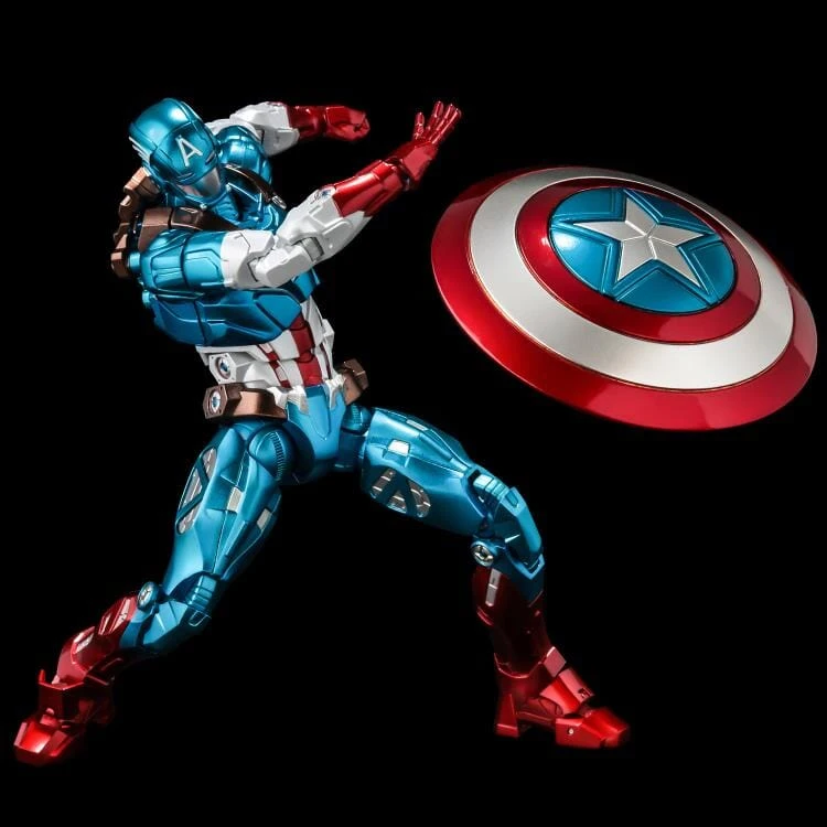 Bandai Marvel Fighting Armor Captain America Figure 12 Bandai Marvel Fighting Armor Captain America Figure - Image 12