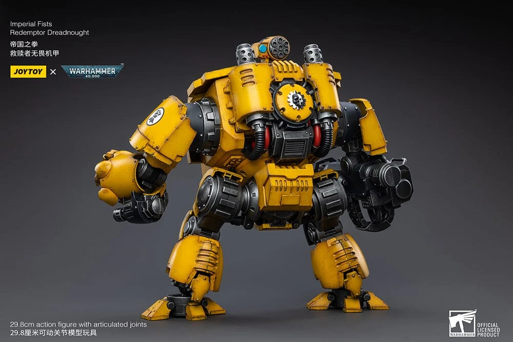 Warhammer 40K Imperial Fists Redemptor Dreadnought 1/18 Scale Figure 6 Warhammer 40K Imperial Fists Redemptor Dreadnought 1/18 Scale Figure - Image 6