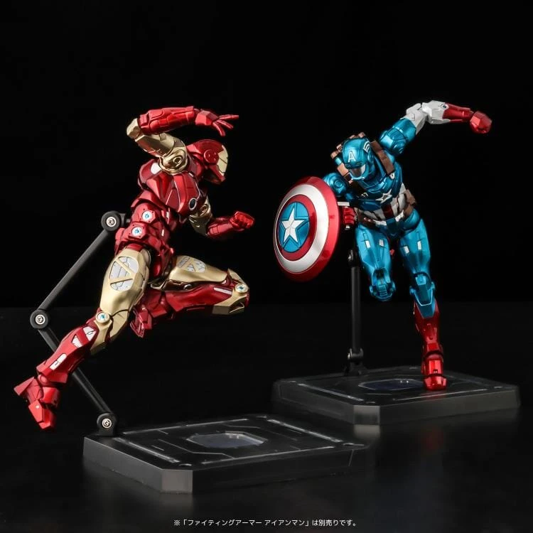 Bandai Marvel Fighting Armor Captain America Figure 15 Bandai Marvel Fighting Armor Captain America Figure - Image 15