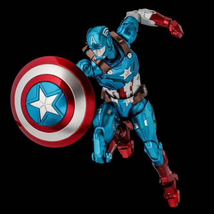 Bandai Marvel Fighting Armor Captain America Figure 5 Bandai Marvel Fighting Armor Captain America Figure - Image 5