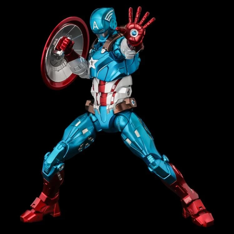 Bandai Marvel Fighting Armor Captain America Figure 9 Bandai Marvel Fighting Armor Captain America Figure - Image 9