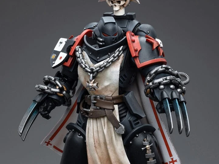 Warhammer 40K Black Templars Primaris Sword Brethren Alberic 1/18 Scale Figure 1 Warhammer 40K Black Templars Primaris Sword Brethren Alberic 1/18 Scale Figure