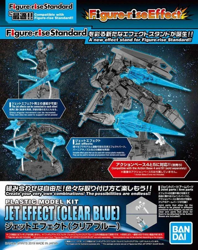 Jet Effect (Clear Blue) Bandai Figure-rise Effect 4 Jet Effect (Clear Blue) Bandai Figure-rise Effect - Image 4