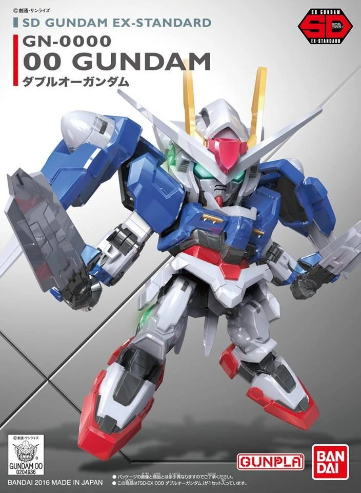 Bandai SD EX-Standard 008 00 Gundam Model Kit 2 Bandai SD EX-Standard 008 00 Gundam Model Kit - Image 2