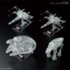Bandai 1/144 & 1/350 & 1/540 Star Wars: The Last Jedi Clear Vehicle Set "Star Wars