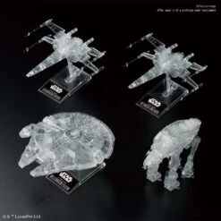 Bandai 1/144 & 1/350 & 1/540 Star Wars: The Last Jedi Clear Vehicle Set "Star Wars